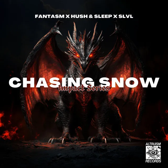 CHASING SNOW by Fantasm, SLVL, Hush & Sleep - Hard Techno cover art