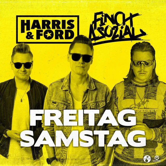 Freitag, Samstag by FiNCH, Harris & Ford - Hardstyle cover art