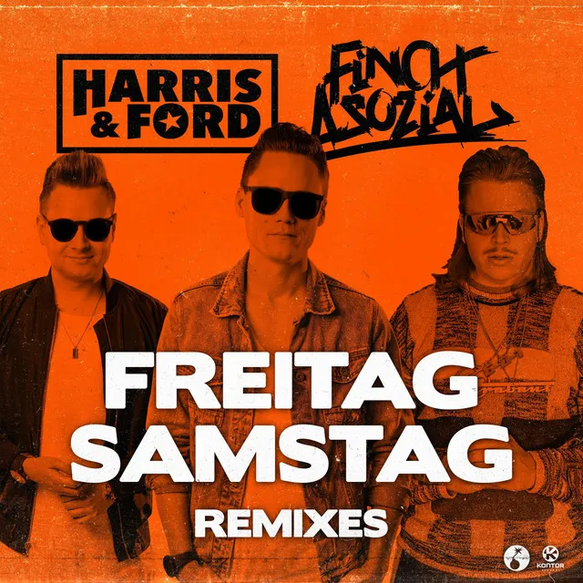 Freitag, Samstag - Ostblockschlampen & Eastblock Bitches Remix by FiNCH, Harris & Ford, Eastblock Bitches - Hardstyle cover art