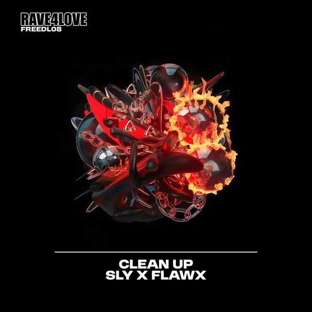 Clean Up by Flawx, SLY - Hard Techno cover art