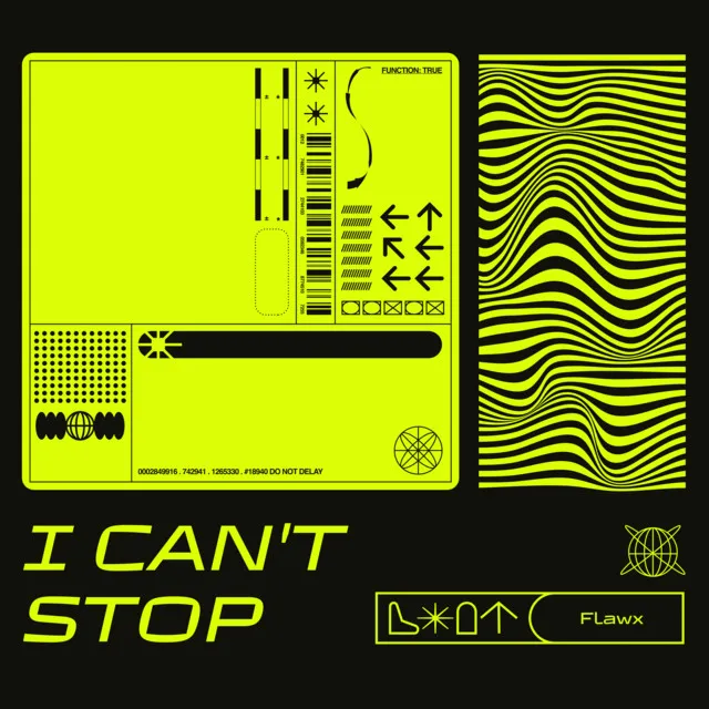 I Can't Stop by Flawx - Hard Techno cover art