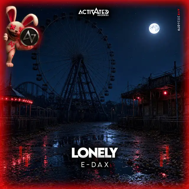 Lonely by FLUFFY, E-DAX - Rawphoric Hardstyle cover art