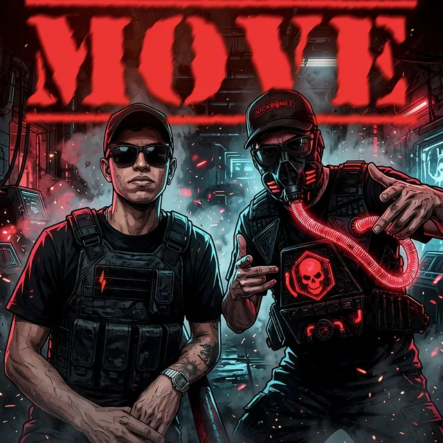 Move by Fourty Ast, Kickbonez - Hardstyle cover art