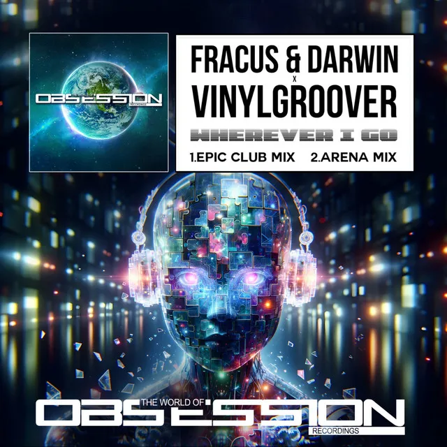 Wherever I Go - Hybrid VIP Mix Cut by Fracus & Darwin, Vinylgroover - Happy Hardcore cover art