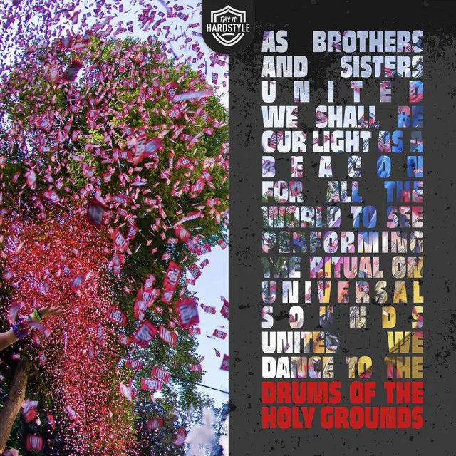 Drums Of The Holy Grounds by Frontliner - Hardstyle cover art