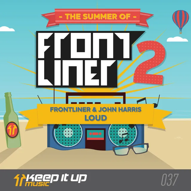 Loud by Frontliner, John Harris - Hardstyle cover art