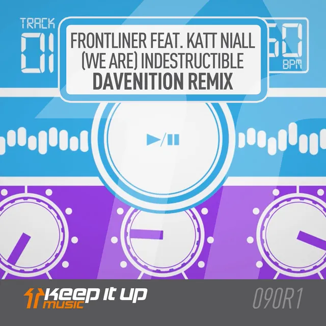 (We Are) Indestructible - Davenition Remix by Frontliner, Katt Niall, Davenition - Hardstyle cover art