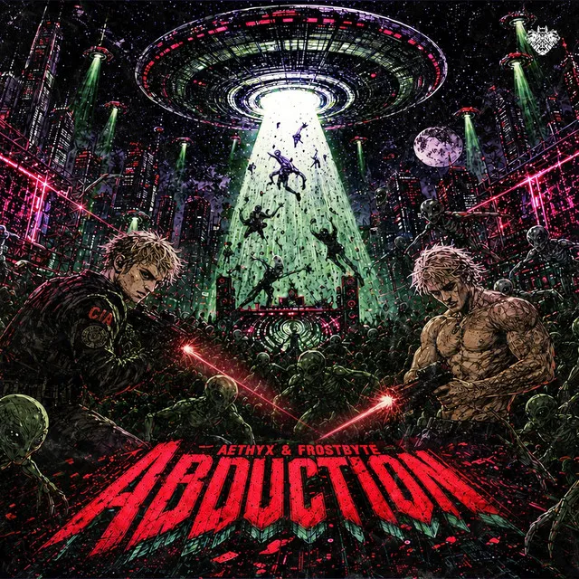 ABDUCTION by FROSTBYTE, Aethyx - Hard Techno cover art