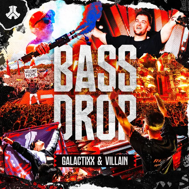 Bass Drop - Extended Mix by Galactixx, Villain - Euphoric Hardstyle cover art