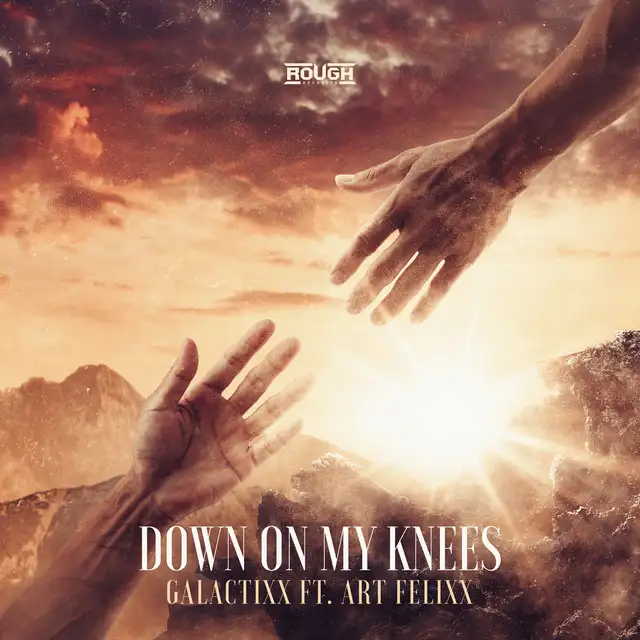Down On My Knees by Galactixx, Art Felixx - Hardstyle cover art