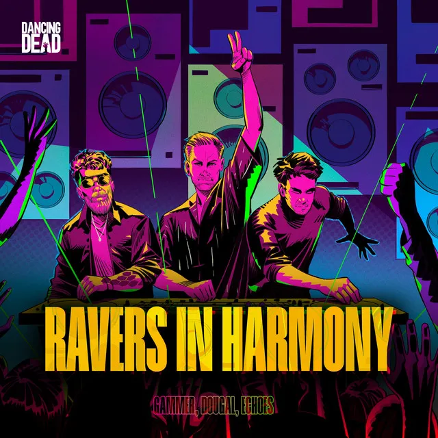 Music Never Stops by Gammer, Dougal, Echoes - Happy Hardcore cover art