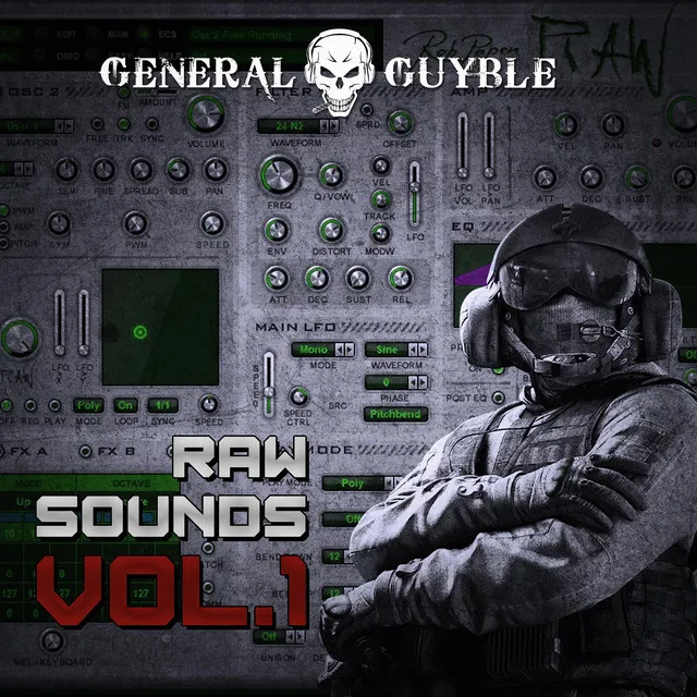 Raw Sounds, Vol. 1 by General Guyble - Hardcore cover art