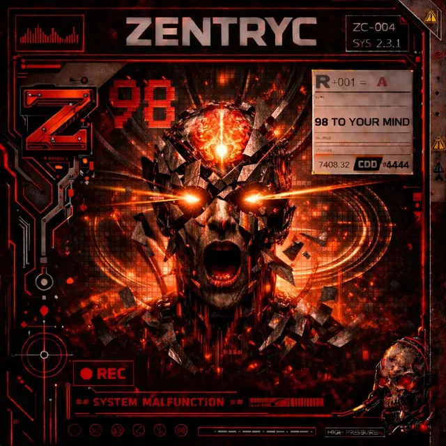 98 TO YOUR MIND by GEWOONRAVES, Zentryc, AEXTRAX, Roncero - Hard Techno cover art