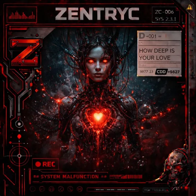 How Deep Is Your Love - Hard Techno Edit by GEWOONRAVES, Zentryc, AEXTRAX, JXCN - Hard Techno cover art