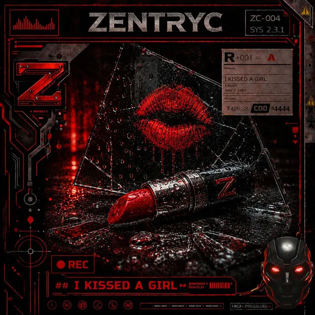I Kissed A Girl by GEWOONRAVES, Zentryc, JXCN - Hard Techno cover art