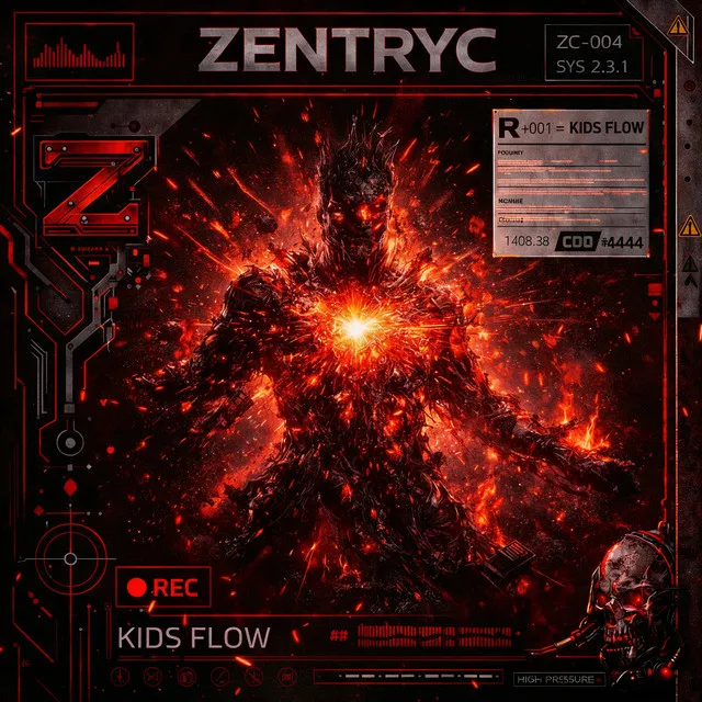 Kids Flow by GEWOONRAVES, Zentryc, Infeed, Comrave - Hard Techno cover art