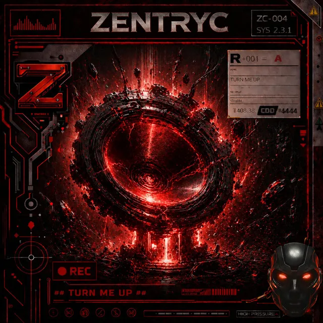 TURN ME UP by GEWOONRAVES, Zentryc, NICE KEED, PHOROS - Hard Techno cover art