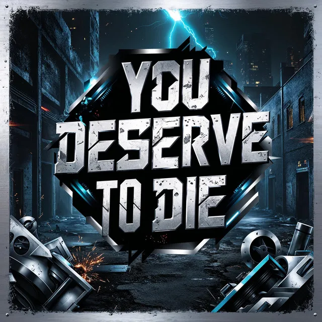 You Deserve To Die by GEWOONRAVES, Zentryc, AXL - Hard Techno cover art