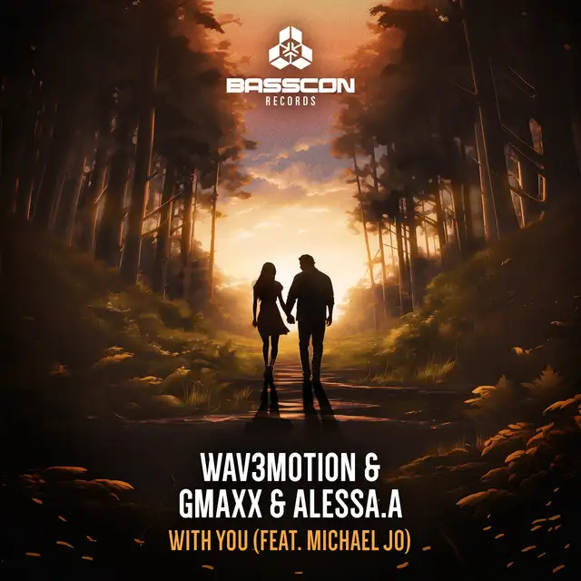 With You by GMAXX, Wav3motion, Michael Jo, ALESSA.A - Euphoric Hardstyle cover art
