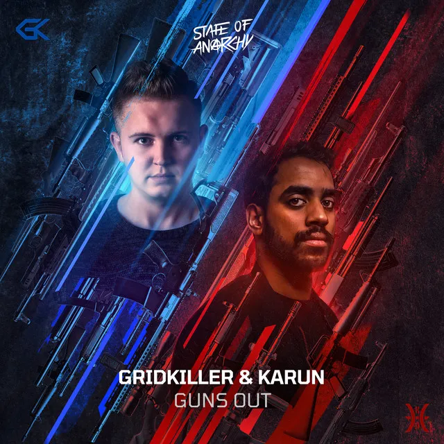Guns Out by GridKiller, Karun - Hardcore cover art