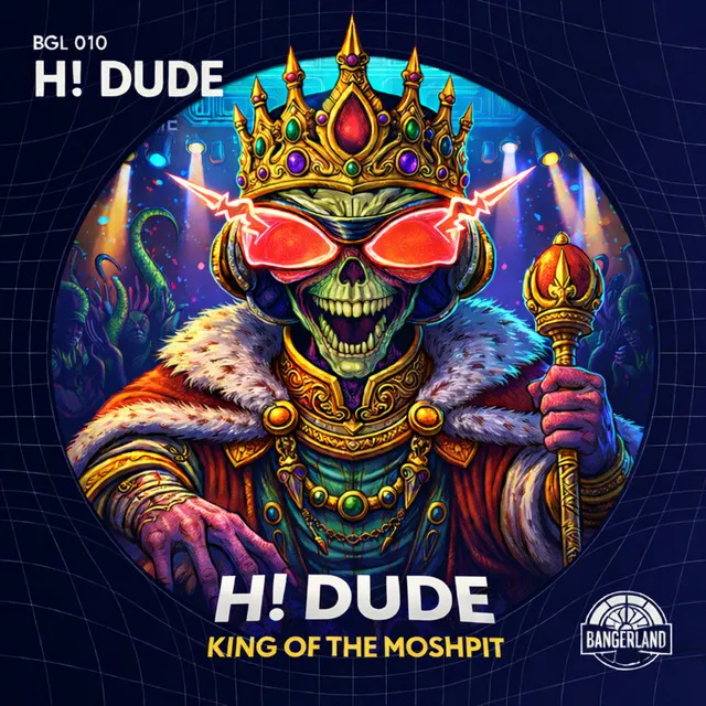 KING OF THE MOSHPIT by H! Dude - Hard Techno cover art