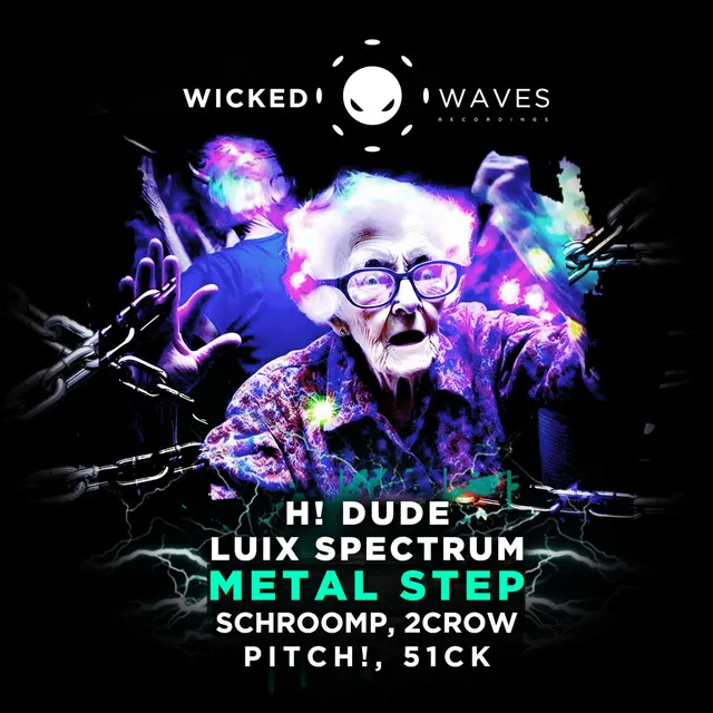 Metal Step - Schroomp Remix by H! Dude, Luix Spectrum, Schroomp - Hard Techno cover art