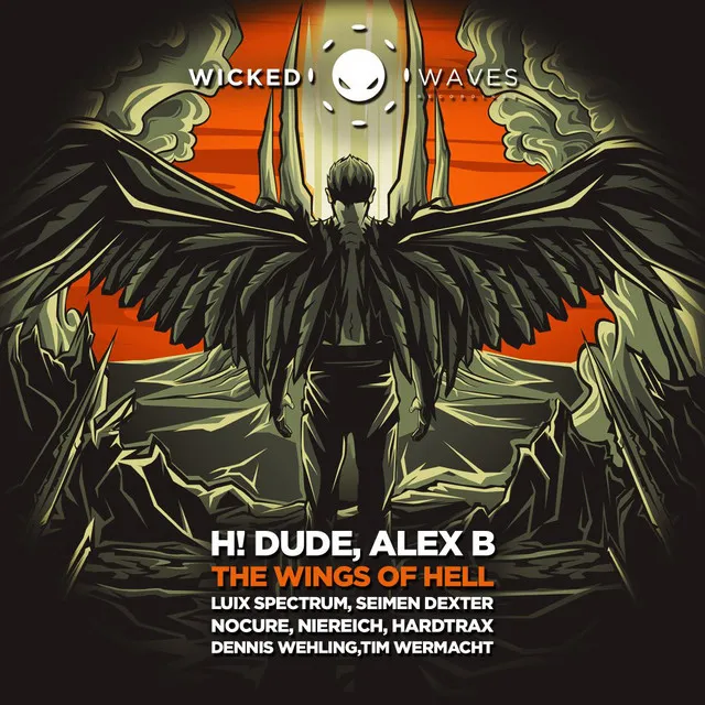 The Wings Of Hell by H! Dude, Alex B - Hard Techno cover art