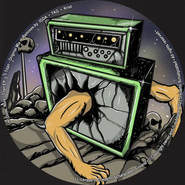 Titan - Krist Remix by H! Dude, Nure, Krist - Hard Techno cover art