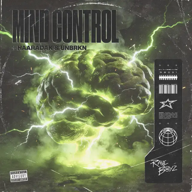 MIND CONTROL by Haaradak, UNBRKN - Hard Techno cover art