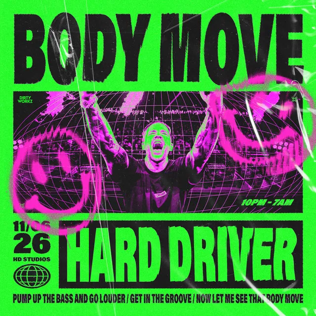 BODY MOVE by Hard Driver - Hardstyle cover art