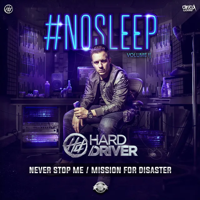 Never Stop Me - Radio Version by Hard Driver - Hardstyle cover art