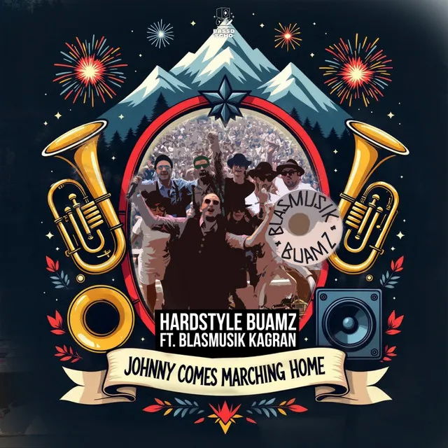 Johnny Comes Marching Home by Hardstyle Buamz, Blasmusik Kagran - Hardstyle cover art