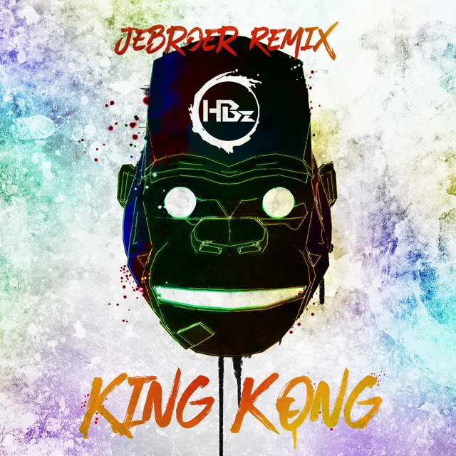 King Kong - Jebroer Remix by HBz, Jebroer - Hardstyle cover art
