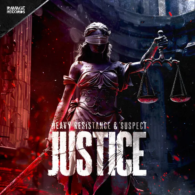 Justice by Heavy Resistance, Suspect - Hardstyle cover art