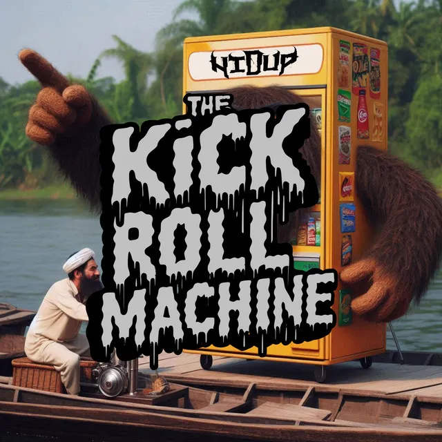 The Kickroll Machine by Hidup - Hardstyle cover art