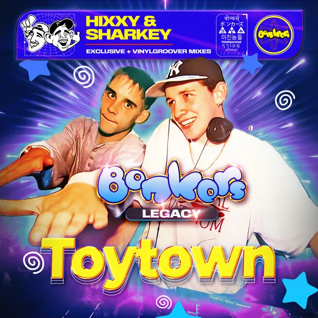 Toytown - Vinylgroover '97 Vocal Remix by Hixxy, Vinylgroover, Sharkey - Happy Hardcore cover art
