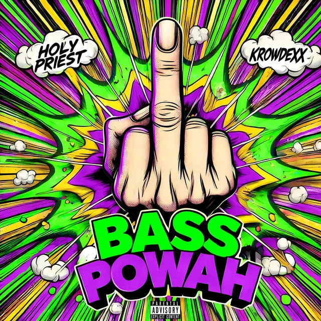 Bass Powah by HOLY PRIEST, Krowdexx - Hard Techno cover art