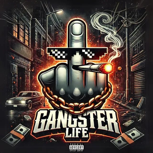 Gangster Life by HOLY PRIEST - Hard Techno cover art