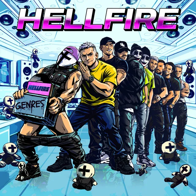 Hellfire by HOLY PRIEST, Warface, CATALYST - Hardstyle cover art