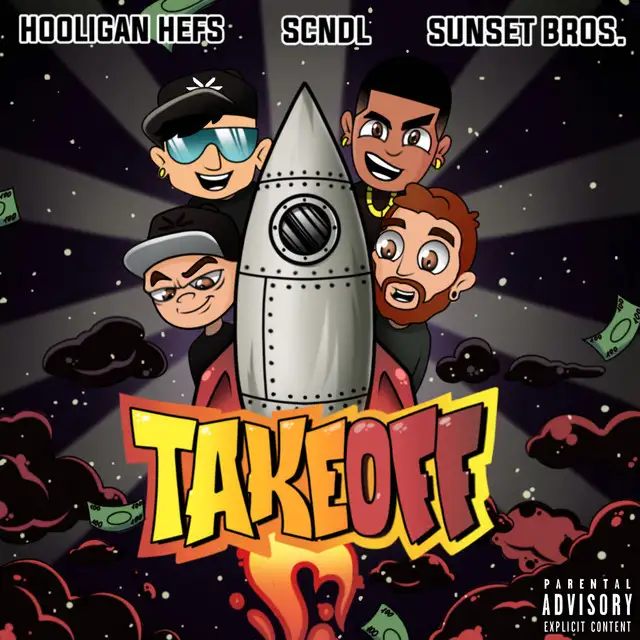 Take Off - Extended Mix by Hooligan Hefs, SCNDL, Sunset Bros - Hardstyle cover art