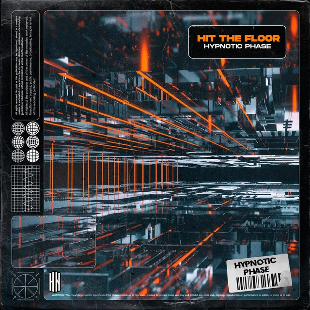 Hit The Floor - Radio Mix by Hypnotic Phase - Hardstyle cover art