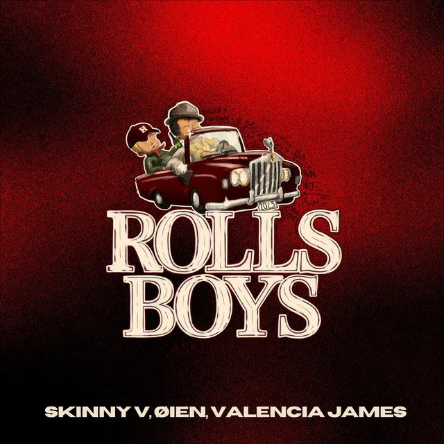 Rolls Boys by Øien, Valencia James, Skinny V - Hardstyle cover art