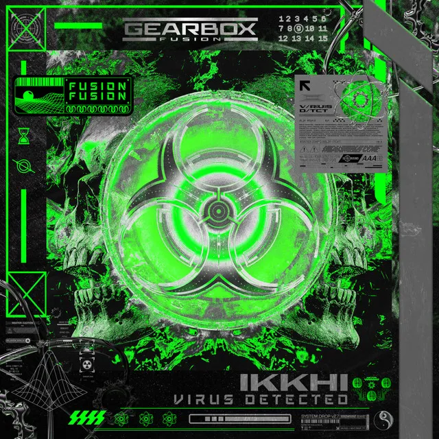 Virus Detected by Ikkhi - Hard Techno cover art