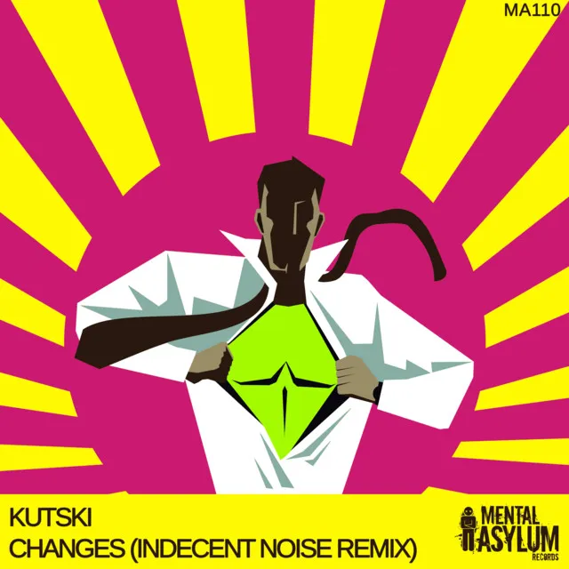 Changes - Indecent Noise Remix by Indecent Noise, Kutski - Hardstyle cover art