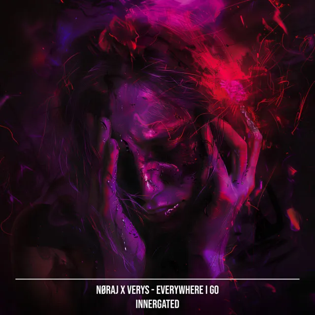 Everywhere I Go by INNERGATED, NØRAJ, Verys - Hard Techno cover art