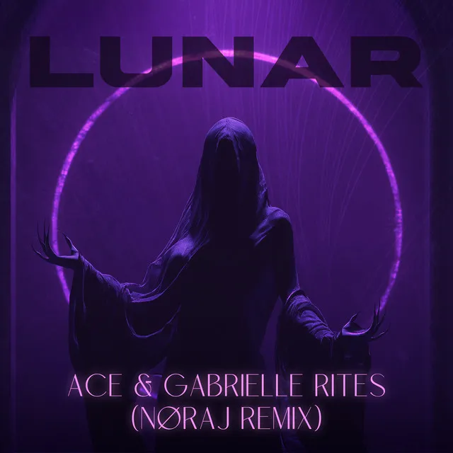 Lunar (NØRAJ Remix) by INNERGATED, NØRAJ, Gabrielle Rites, ACE - Hard Techno cover art