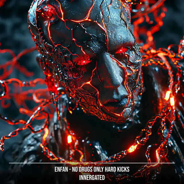 No Drugs Only Hard Kicks by INNERGATED, enfan - Hard Techno cover art