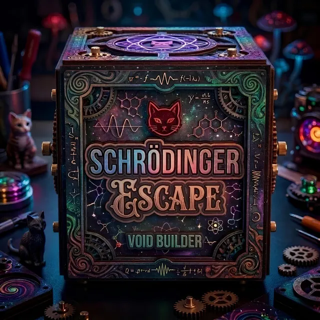 Schrödinger Escape by INNERGATED, Void Builder - Hard Techno cover art