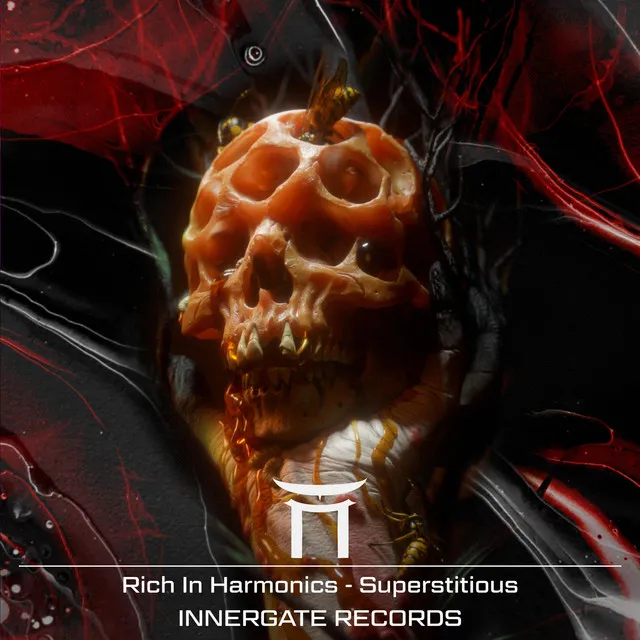 Superstitious by INNERGATED, Rich in Harmonics - Hard Techno cover art