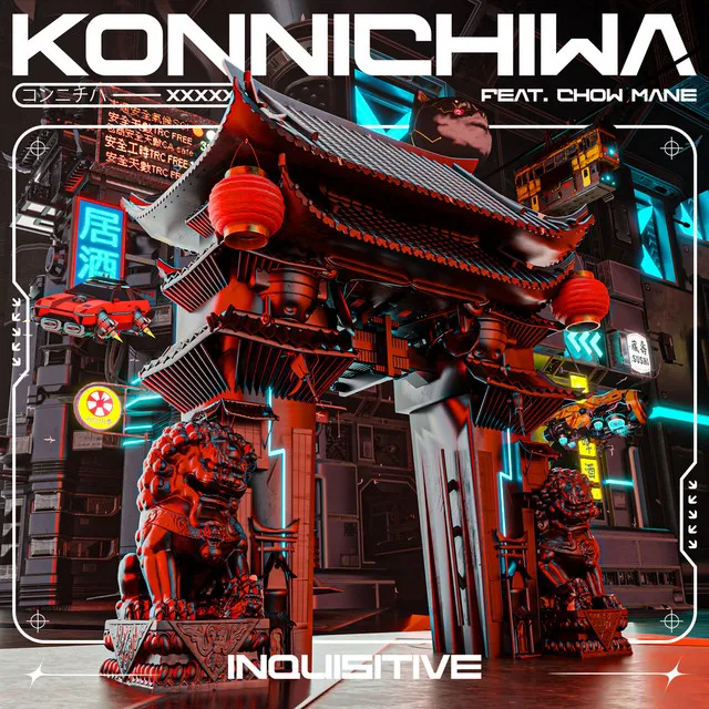 Konnichiwa by Inquisitive, Chow Mane - Hardstyle cover art
